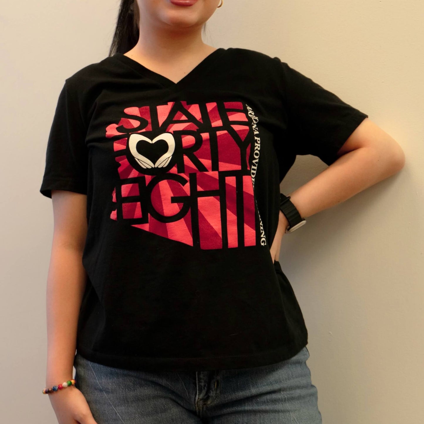 Women's APT + State Forty Eight Red T-Shirt